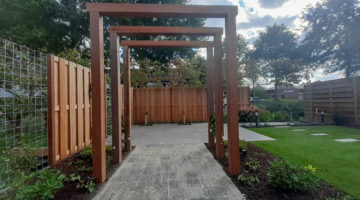 Pergola van hardhout